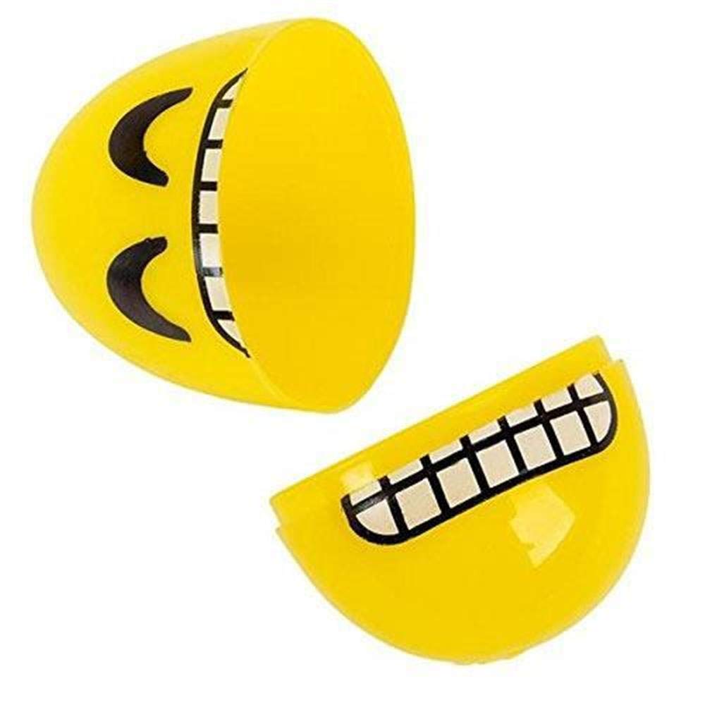 48-Piece Easter Emoji Eggs Set - Colorful Plastic Easter Eggs with Fun Emoji Faces for Easter Egg Hunts, Party Favors, and Classroom Rewards