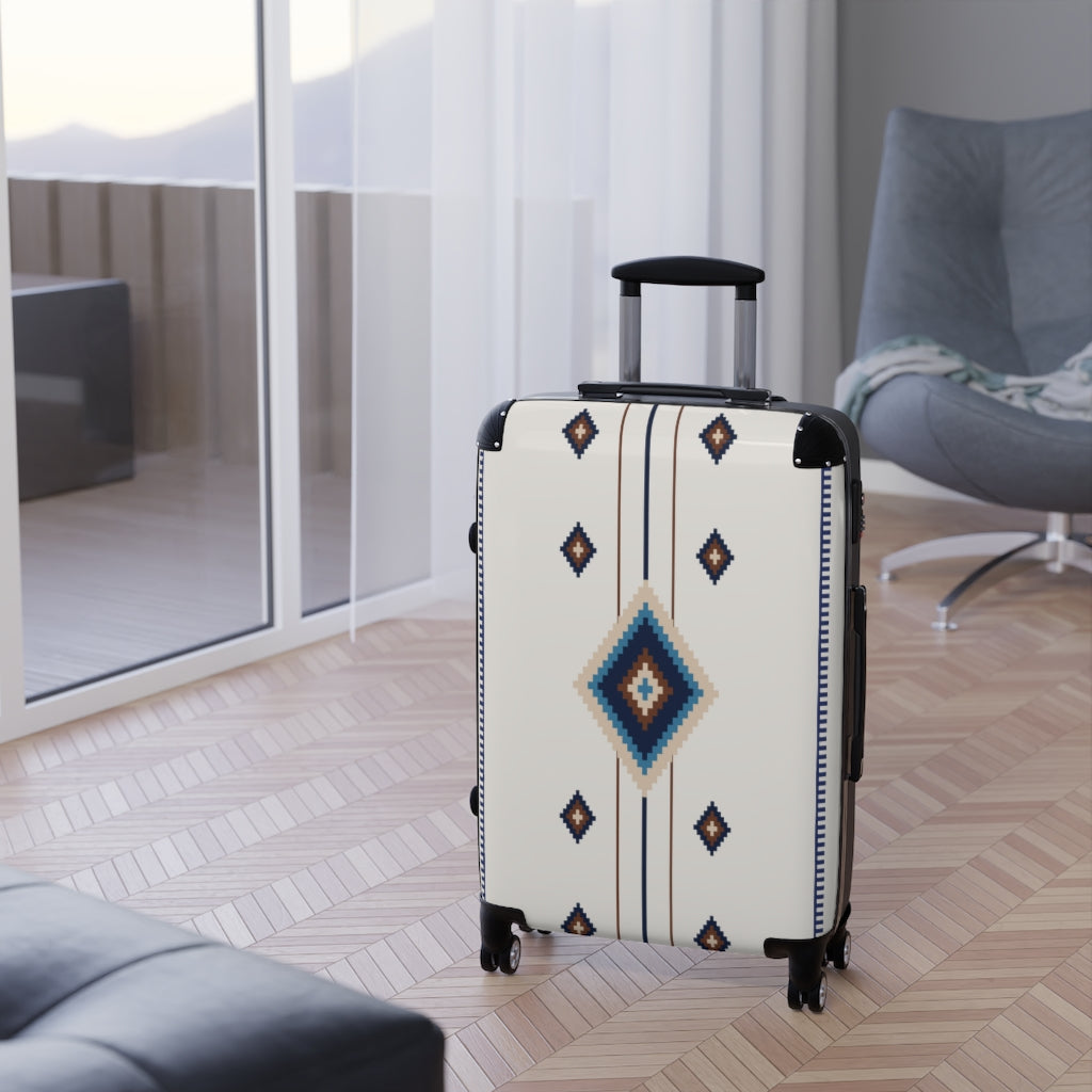 Storm Clouds Southwestern Hardshell Carry-On Cabin Suitcase - Lightweight Durable Luggage for Air Travel & Weekend Getaways