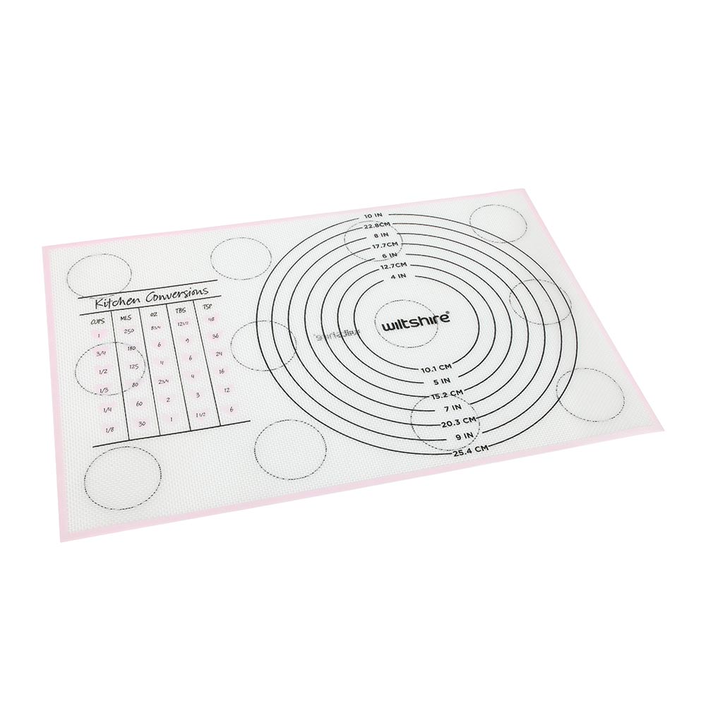 Premium Non-Slip Silicone Preparation Mat for Baking, Cooking & Crafts - Heat Resistant Kitchen Counter Protector for Dough Rolling, Pastry Making & Food Prep
