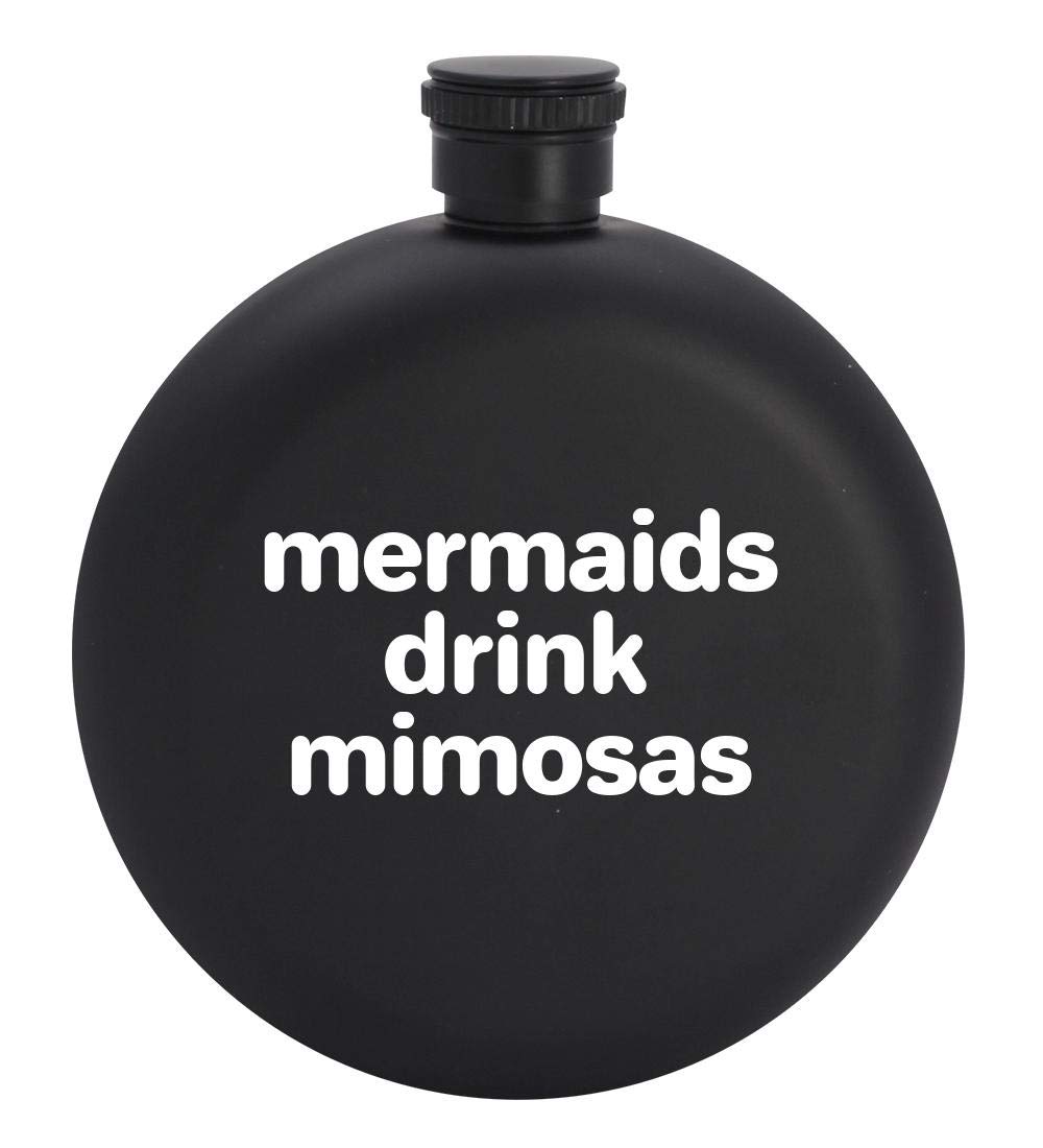 5oz Round Alcohol Flask for Mimosas - Perfect for Beach Parties, Bachelorette Events & Themed Gatherings