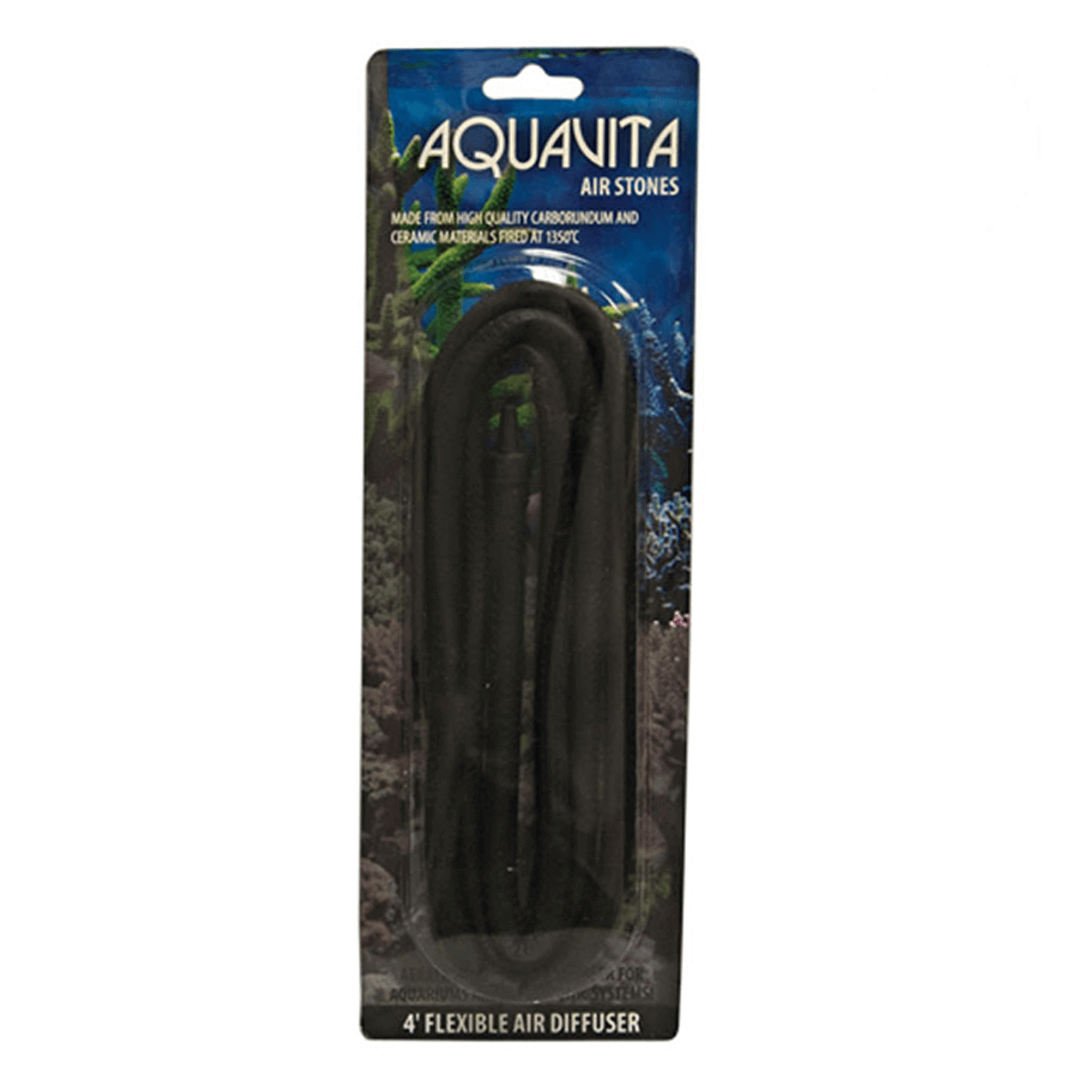 AquaVita 3-Foot Flexible Air Diffuser for Aquariums & Hydroponics - Oxygenates Water for Fish Tanks, Ponds, and Indoor Plants