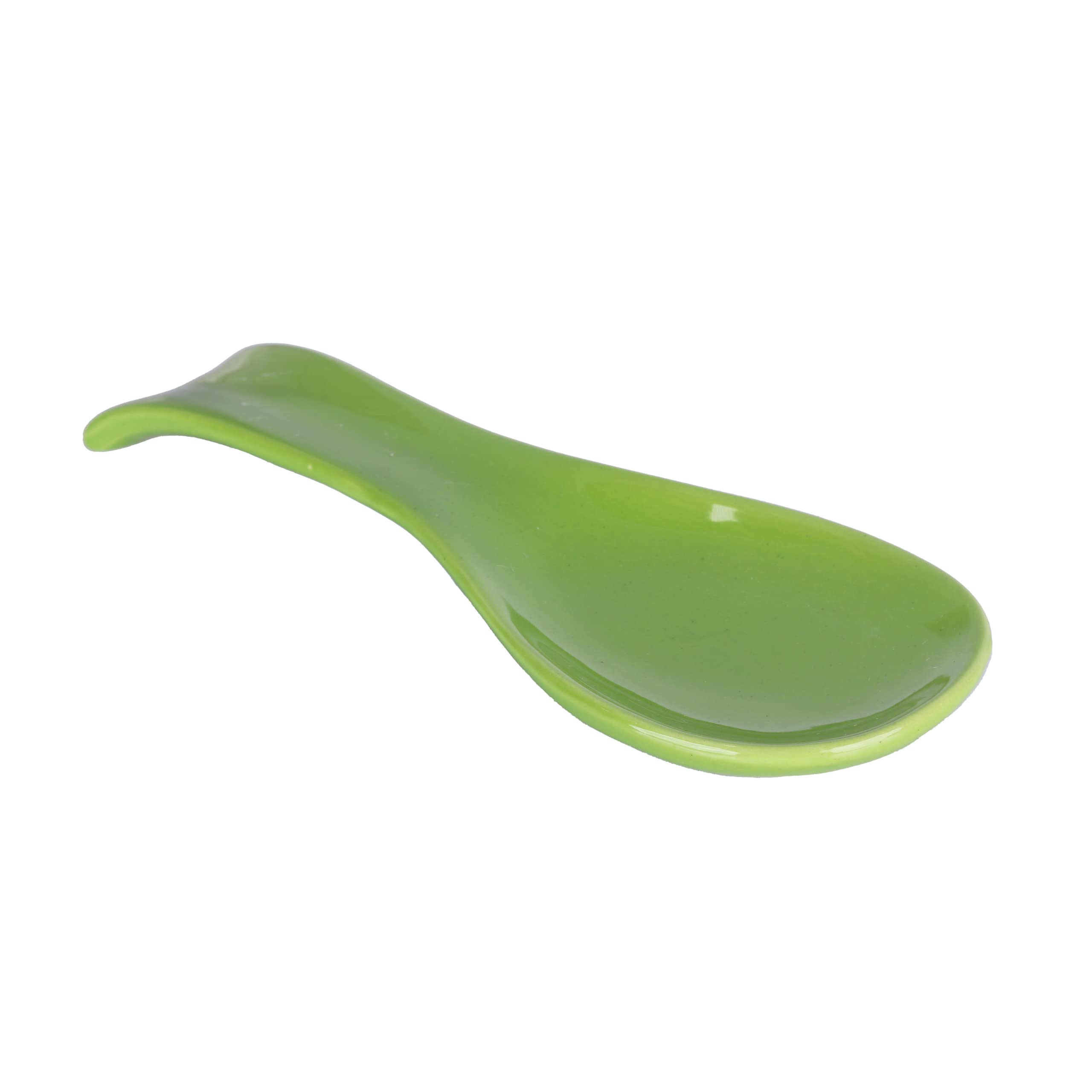 Eco-Friendly Ceramic Spoon Rest for Kitchen - Heat Resistant & Stylish Utensil Holder for Cooking, Serving, and Dining Decor