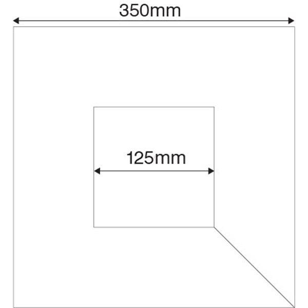 HART Square Post Protector - 35cm Single Pad for Fence, Deck & Outdoor Furniture Protection | Heavy Duty Padding for Safety & Durability
