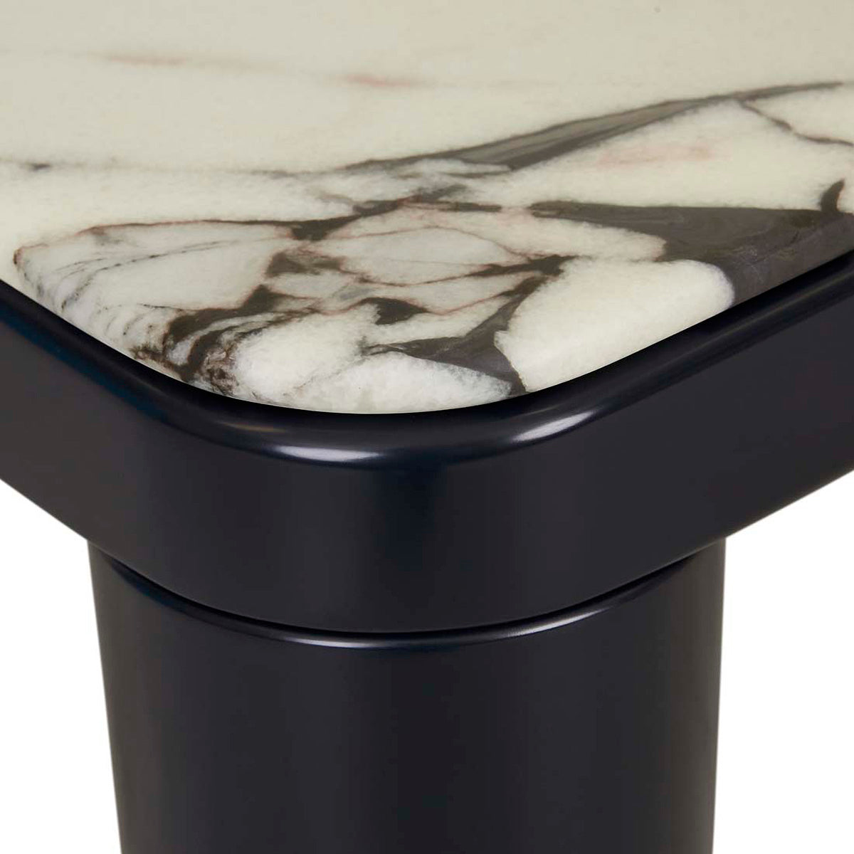 Frankie Marble Coffee Table - Modern Round Living Room Furniture for Small Spaces, Perfect for Apartments, Condos & Home Decor