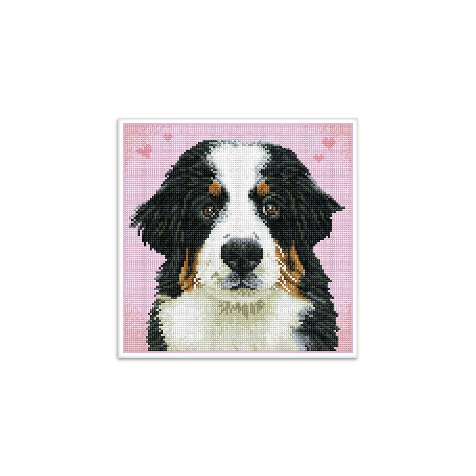 DIAMOND DOTZ Say Hello to Zuzu - Pre-Framed Dog Diamond Painting Kit for Adults - 11.4x11.4 Inch DIY Diamond Art with Dotz Gems - Relaxing Creative Craft for Home Decor & Stress Relief