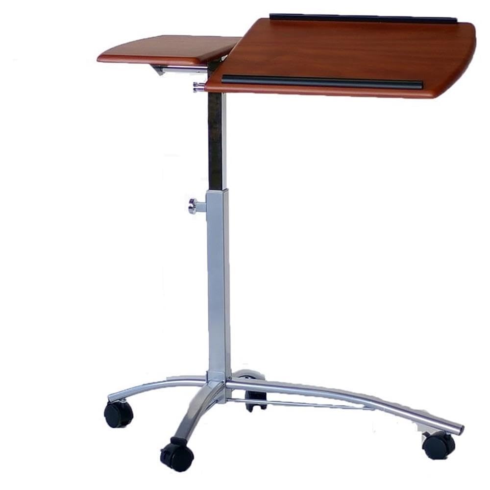 UrbanPro Adjustable Laptop Stand - Ergonomic Cherry Wood Desktop Riser for Home & Office Workspaces - Perfect for MacBook, Notebook & Tablet Use