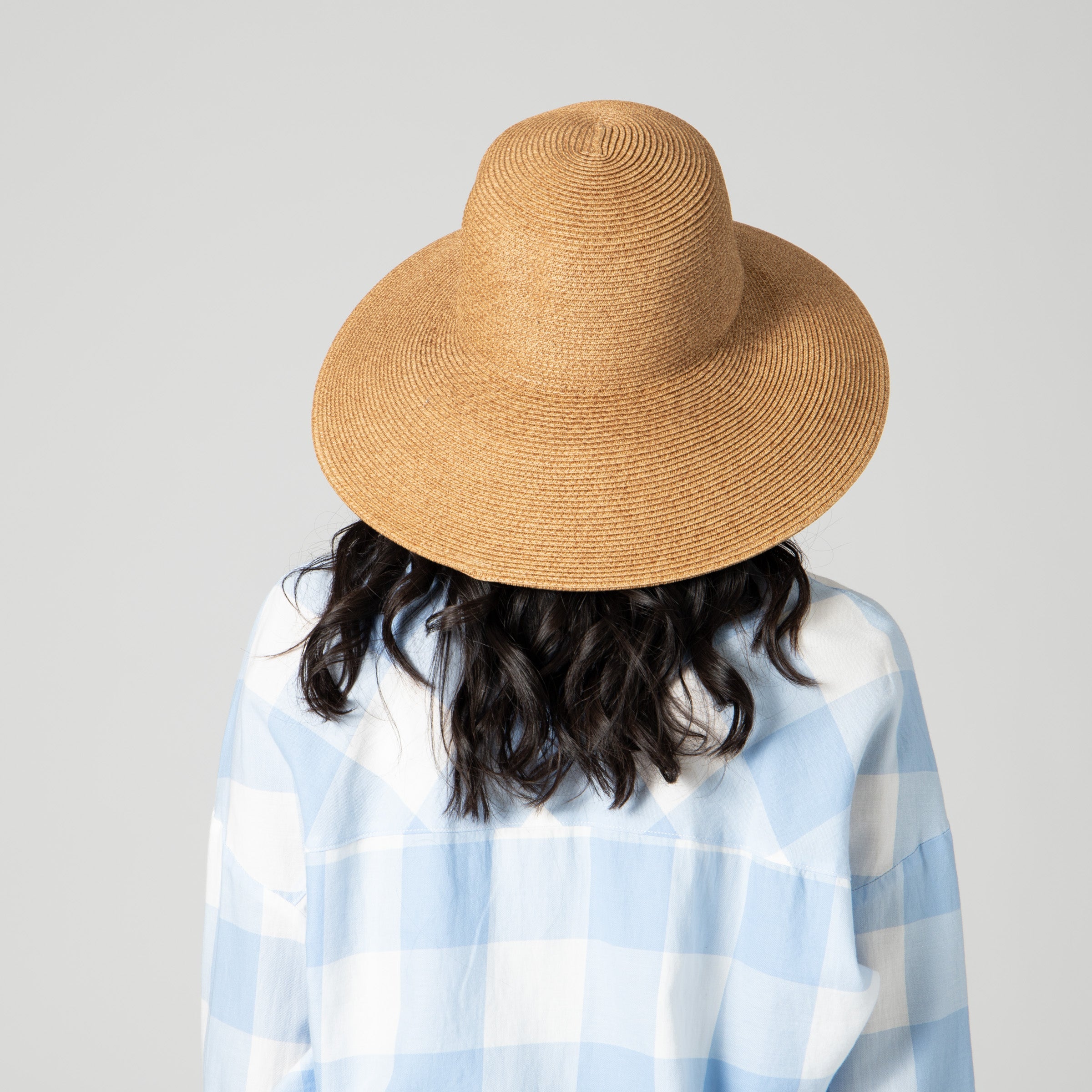 Stylish Asymmetrical Women's Sun Hat with Wide Brim - UV Protection for Beach, Gardening & Outdoor Activities