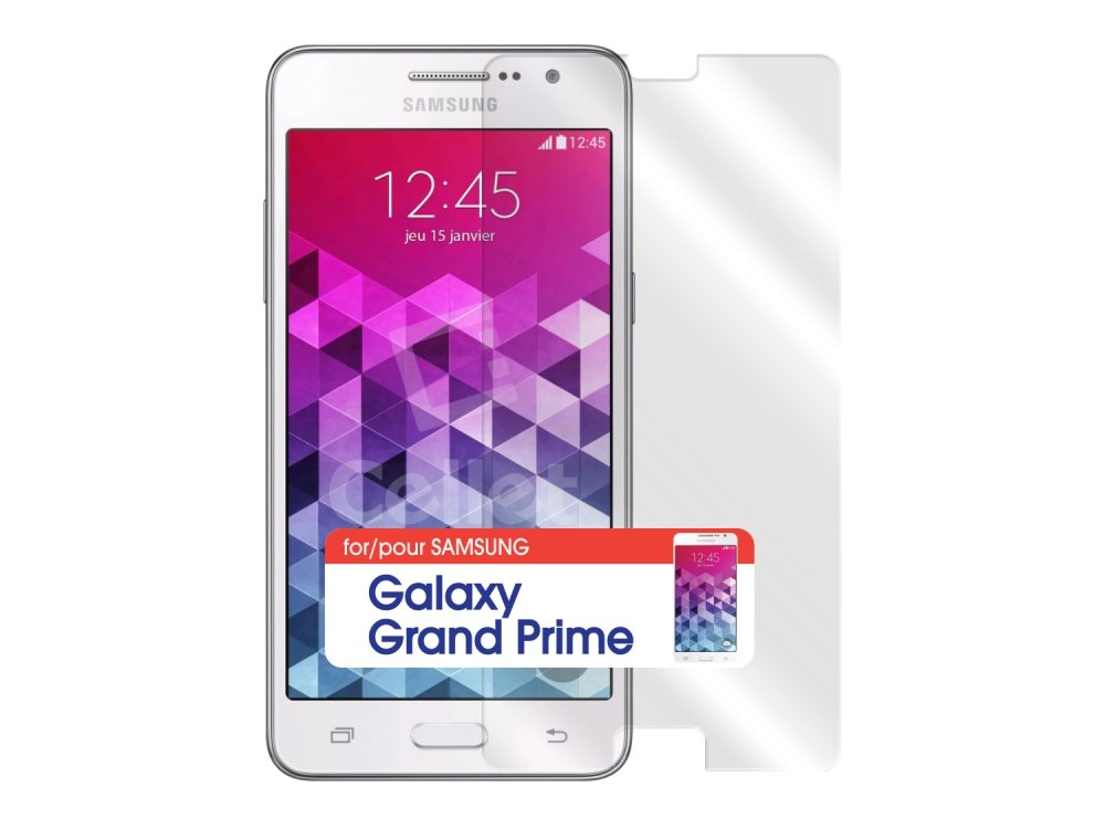 Premium Tempered Glass Screen Protector (0.3mm) for Samsung Galaxy Grand Prime - Shatterproof & HD Clear - Retail Packaging - Perfect for Everyday Protection & Touchscreen Sensitivity