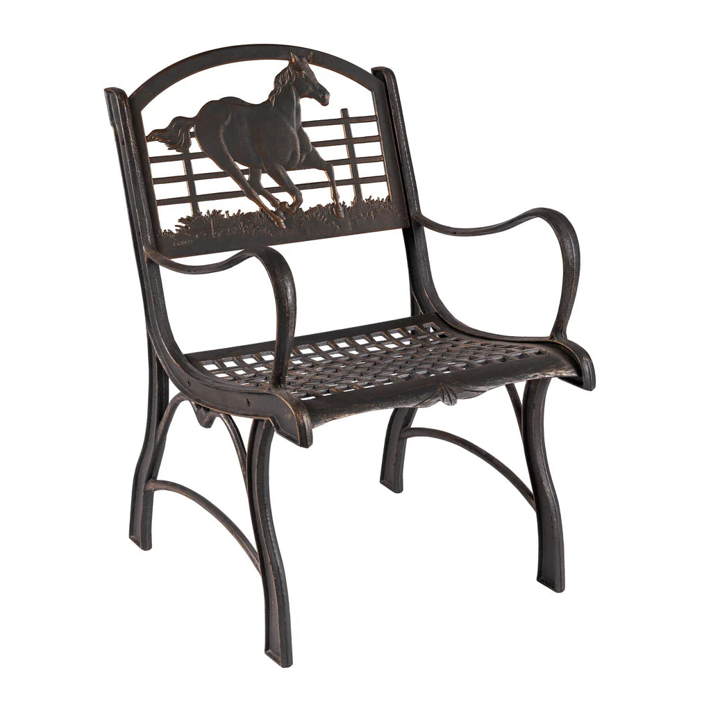 Premium Outdoor Running Horse Chair - Durable & Comfortable Rocking Toy for Kids - Perfect for Backyards, Playrooms & Outdoor Playtime