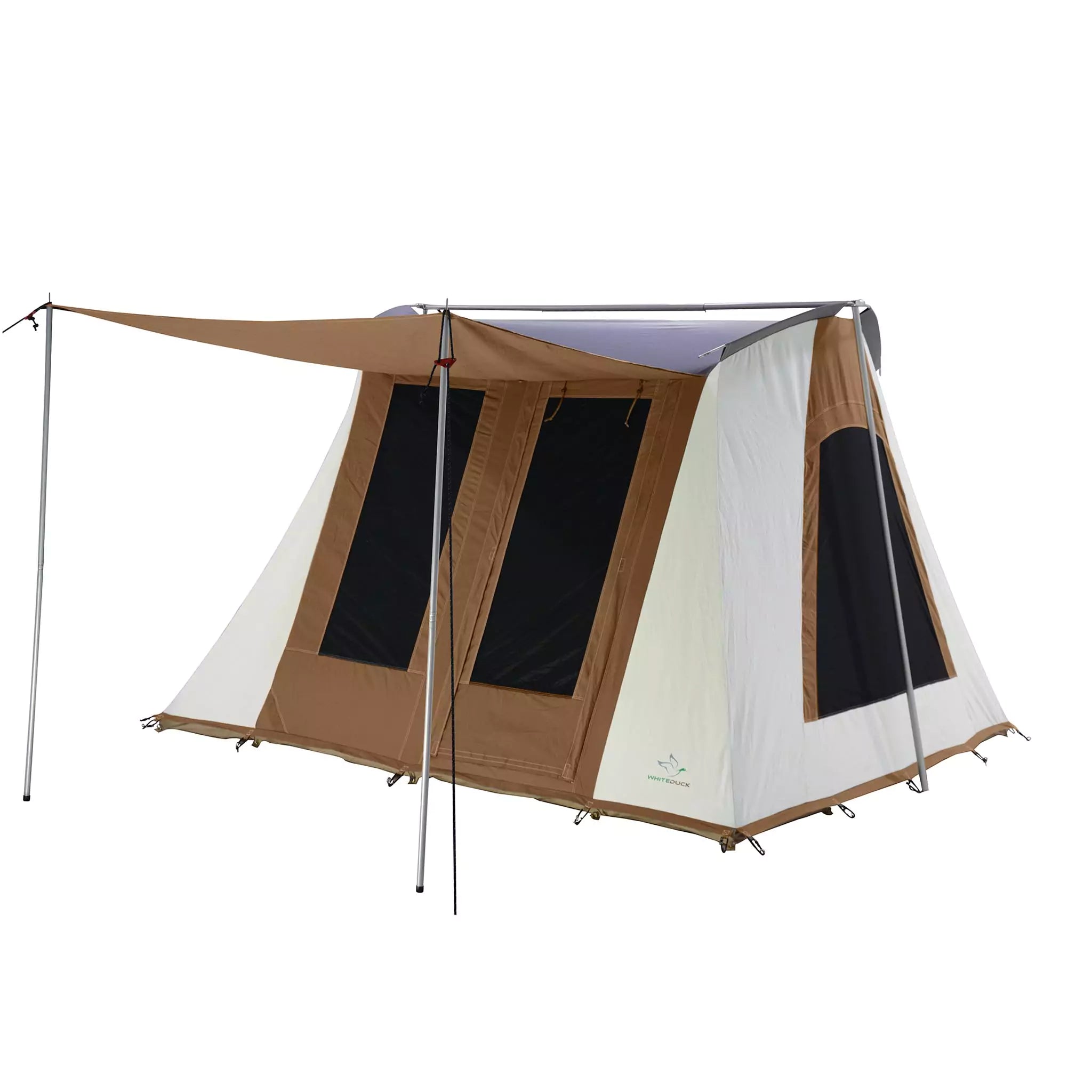 10'x10' Prota Canvas Tent - Premium Waterproof Camping Tent for Outdoor Adventures, Family Camping, and Backpacking Trips