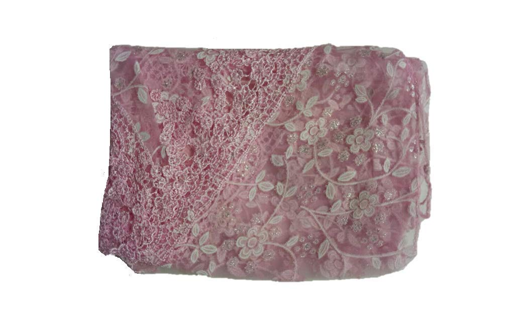 Matissa Newborn Baby Girl & Boy Lace Tassel Swaddle Wrap - Soft Photography Prop for Newborn Photo Shoots (Baby Pink) - Perfect for Baby Showers, Christenings & First Birthday Photos