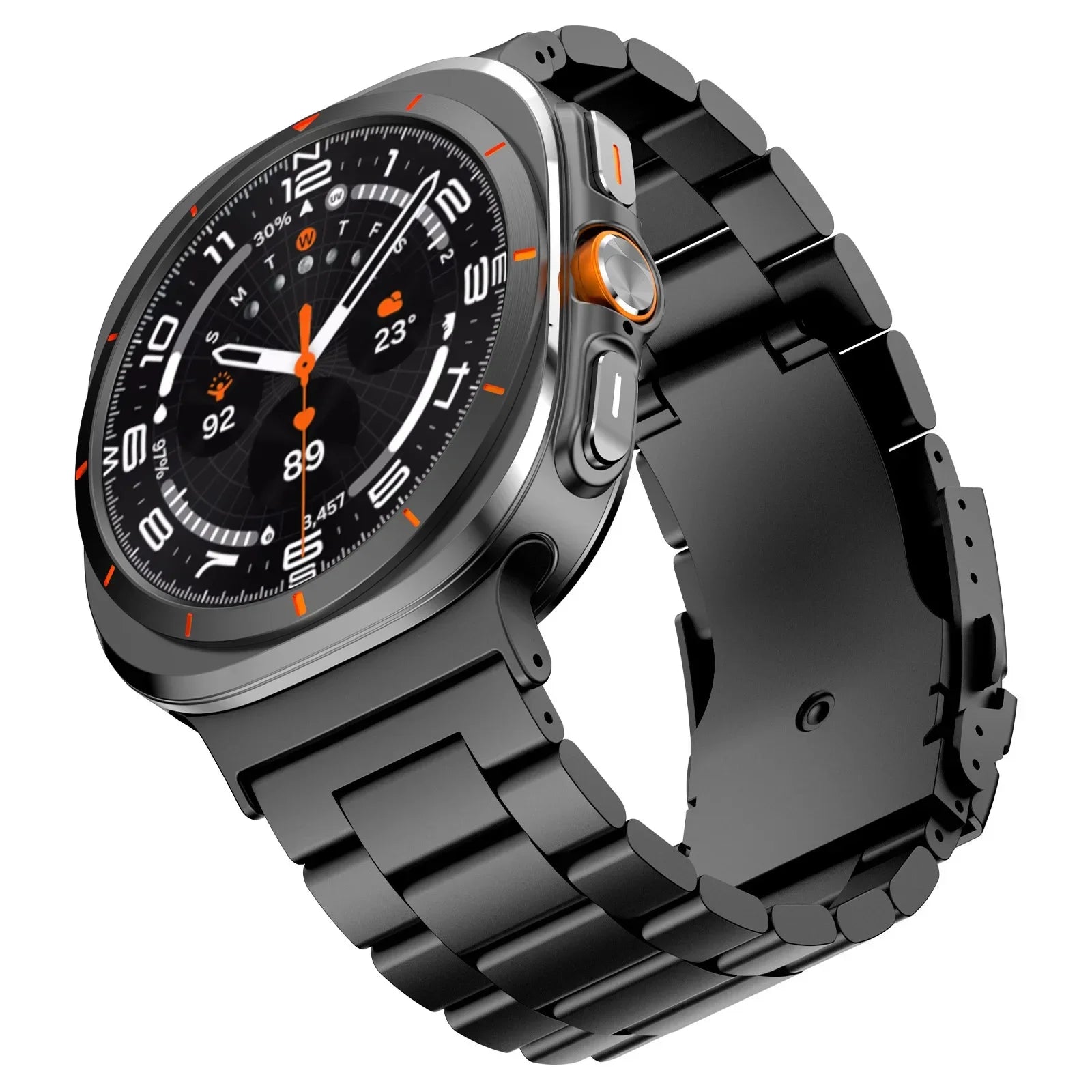 Premium Stainless Steel Band for Samsung Galaxy Watch Ultra - Durable & Stylish Smartwatch Strap for Men, Workout, Outdoor & Everyday Wear