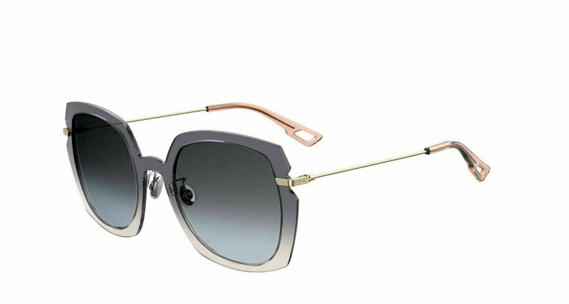 Christian Dior Diorattitude 10YQL/1I Gray Beige & Gray Polarized Sunglasses for Women - Luxury Fashion Shades for Beach, Driving & Outdoor Activities