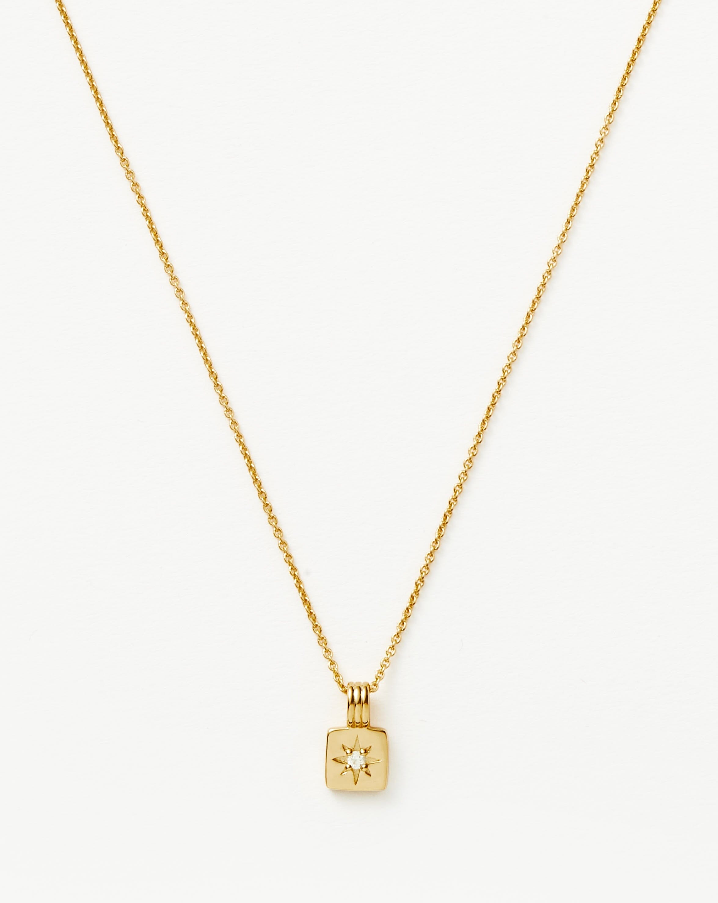 Mini Star Ridge Pendant Necklace - 18k Gold Vermeil Layering Necklace for Women, Dainty Gold Star Jewelry Gift for Her | Perfect for Everyday Wear, Date Nights & Special Occasions