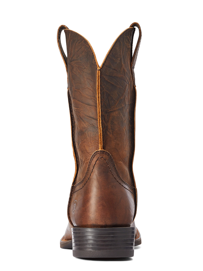 Ariat Men's Sport Rambler Western Boot - Brown Bartop - Comfortable & Durable Cowboy Boots for Riding, Work & Casual Wear