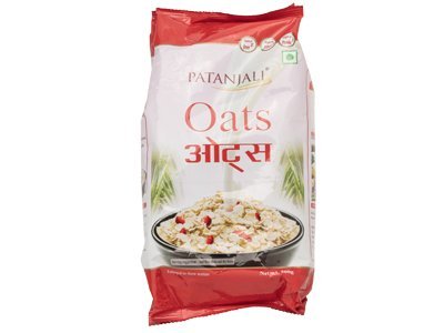 Patanjali Oats - 2 Pack | 100% Natural Whole Grain Oatmeal | Healthy Breakfast & Snack for Weight Loss, Heart Health & Energy Boost | Perfect for Smoothies, Baking & Overnight Oats
