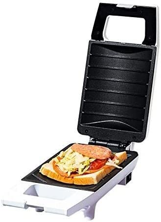 420W Mini Sandwich Maker - Breakfast Toaster with Curved Surface, Egg Cooker & Bread Warmer for Home Kitchen | Perfect for Quick Breakfasts, Snacks & Kids' Meals