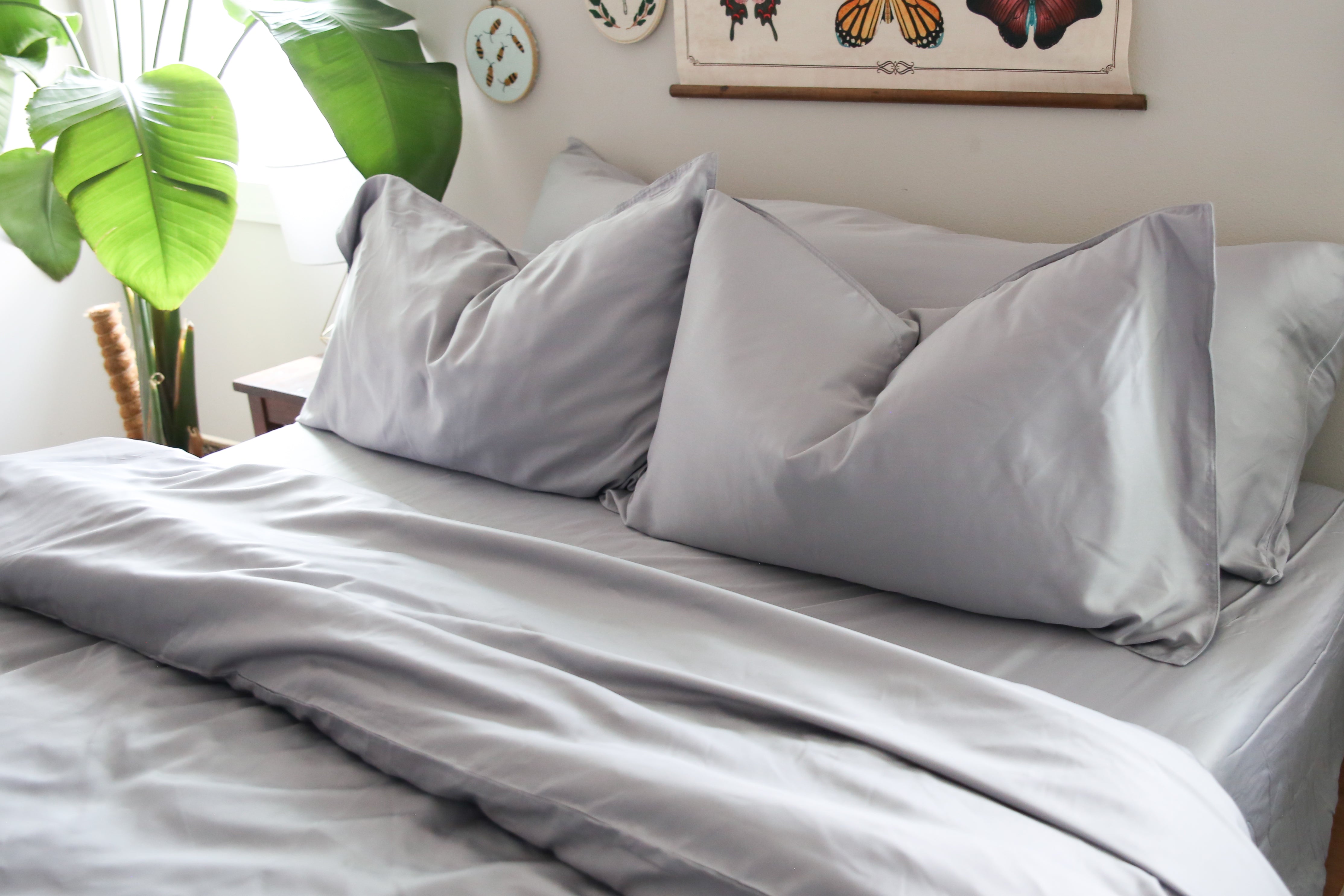 Pillowtex Copper Infused Bamboo Pillowcase - Antimicrobial, Hypoallergenic & Breathable for Cool Sleep | Queen Size Bedding Set for Hot Sleepers & Sensitive Skin | Perfect for Home, Travel & Hotel Use