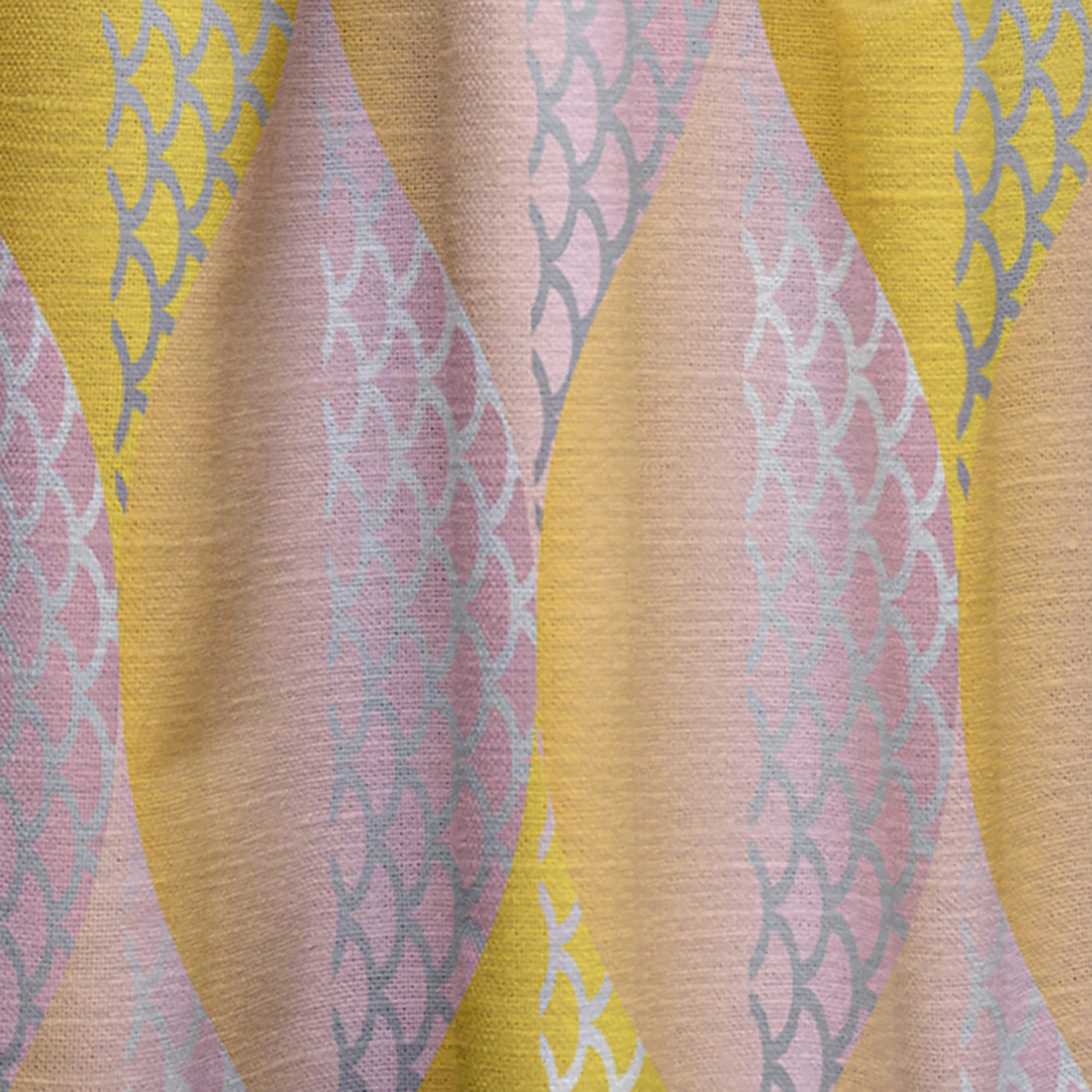 Golden Geometric Diamond Pattern Blackout Curtains - Thermal Insulated Single Panel (52x84 inches) for Bedroom & Living Room - Elegant Window Drapes for Home Decor & Light Blocking