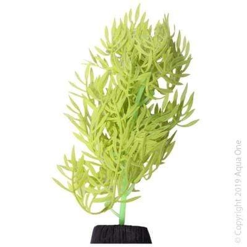 Aqua One Flexiscape Medium Hydrillia Green Aquatic Plant - 20cm Tall for Freshwater Aquariums | Perfect for Fish Tanks, Aquascaping & Underwater Decorations