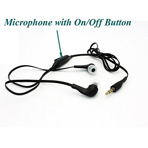 Premium Wired Earphones with Built-in Mic for Alcatel Go Flip 3 & Smartflip - 3.5mm Headset with Noise Cancelling Mic - Perfect for Calls, Music & Hands-Free Communication at Work or On-the-Go