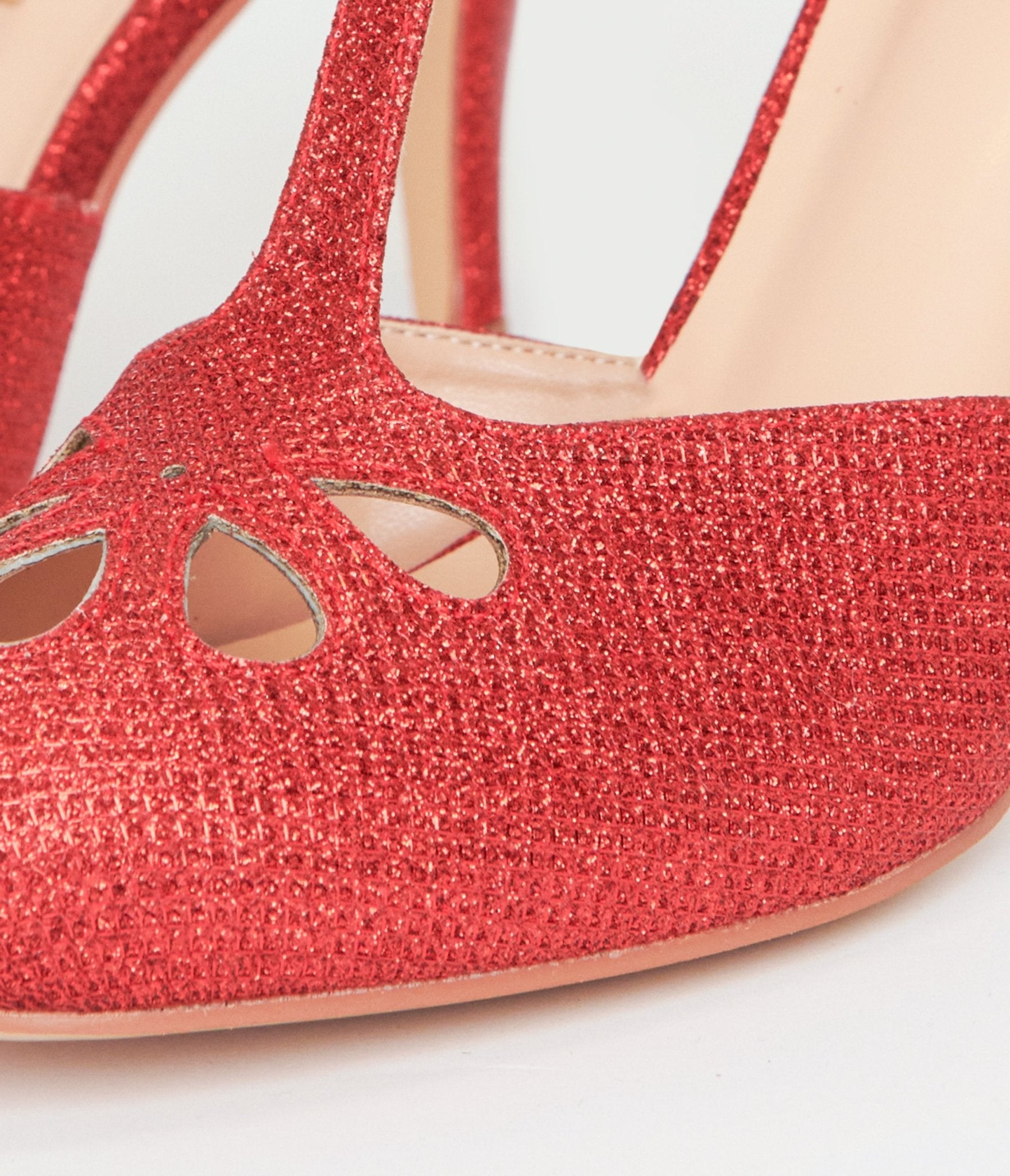 Vintage 1920s Red Sparkle T-Strap Dance Shoes - Retro Flapper Pumps for Women - Perfect for Gatsby Parties, Swing Dancing & Themed Weddings