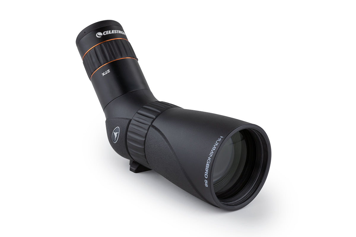 HUMMINGBIRD 9 27-56X Angled Zoom Spotting Scope for Bird Watching, Hunting & Wildlife Observation - HD Optics for Outdoor Adventures