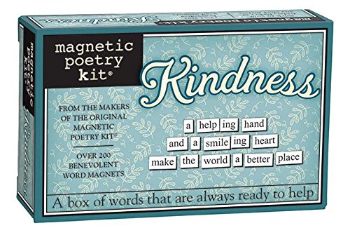 Magnetic Poetry Kindness Kit - Refrigerator Magnetic Words for Writing Poems & Letters - Made in USA - Perfect for Home, Office & Classroom Creativity