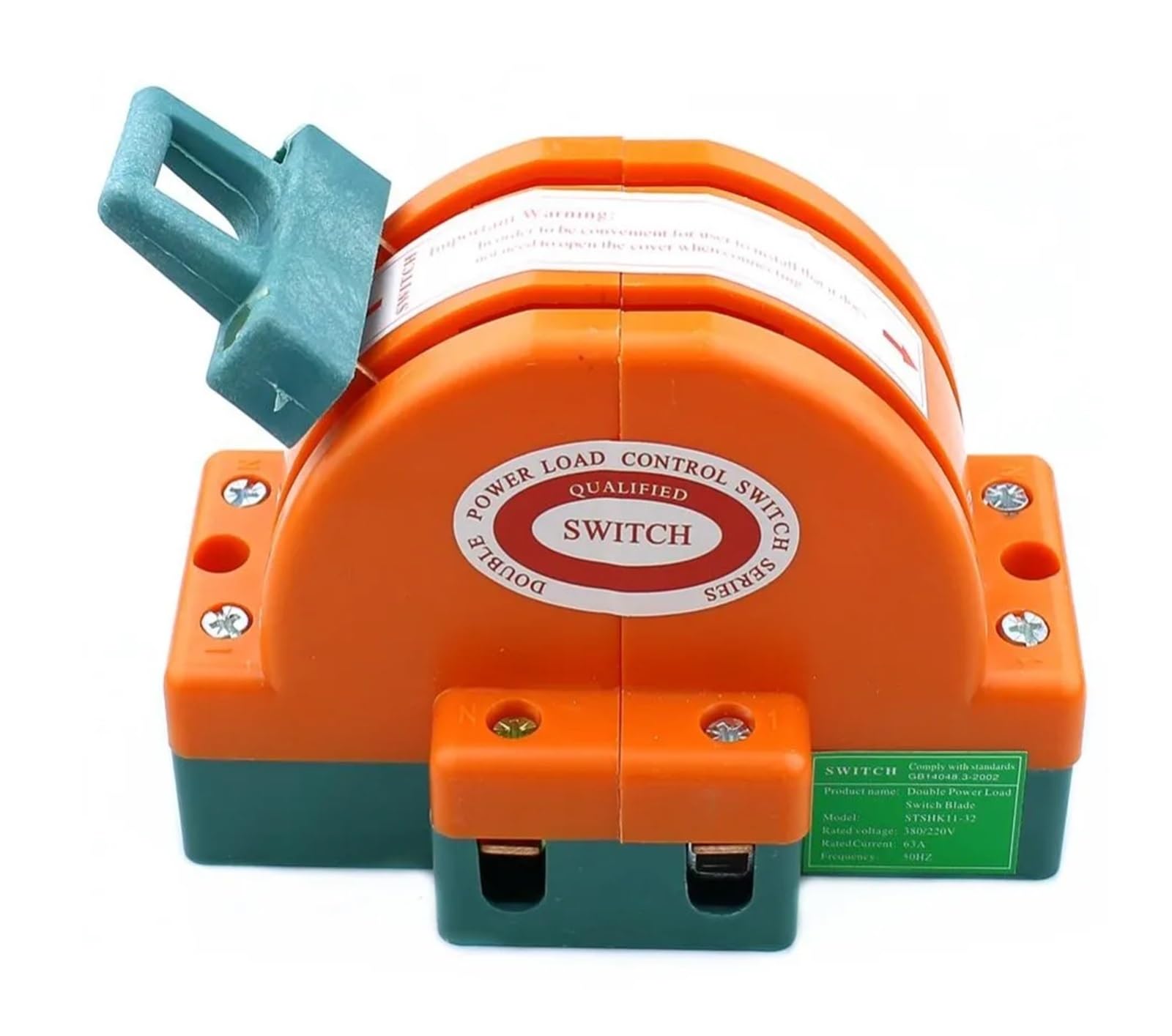 3P 32A 63A 100A 160A 225A Two-Way Double-Throw Knife Switch - 220V Household Electrical Reversing Switch (3P 63A) - Perfect for Home Power Distribution, Industrial Control Panels & Electrical Safety Applications