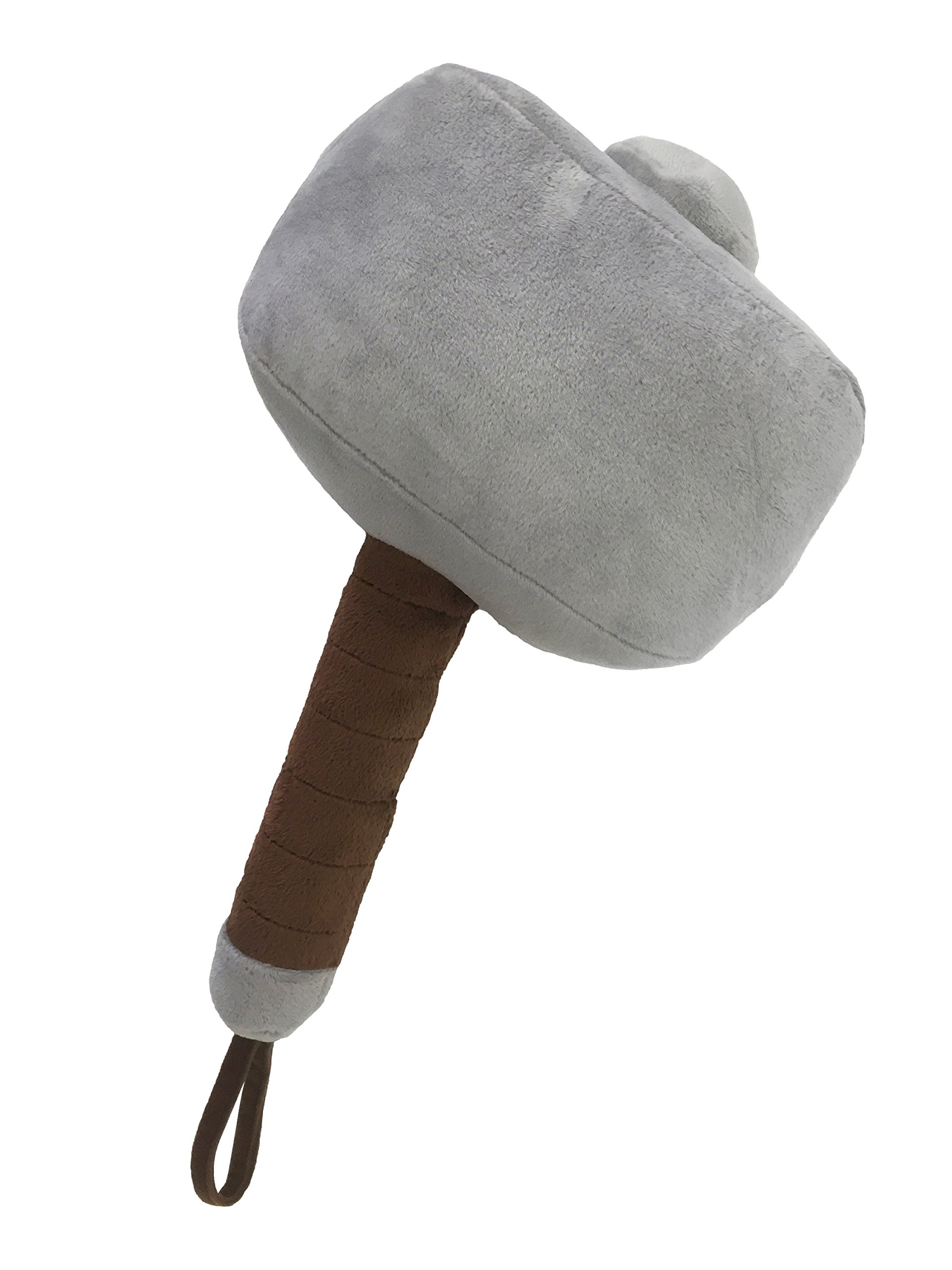 Marvel Thor Hammer Mjolnir Plush Pillow - Soft Superhero Toy for Kids & Adults, Perfect for Bedroom Decor, Movie Nights & Avengers Themed Parties