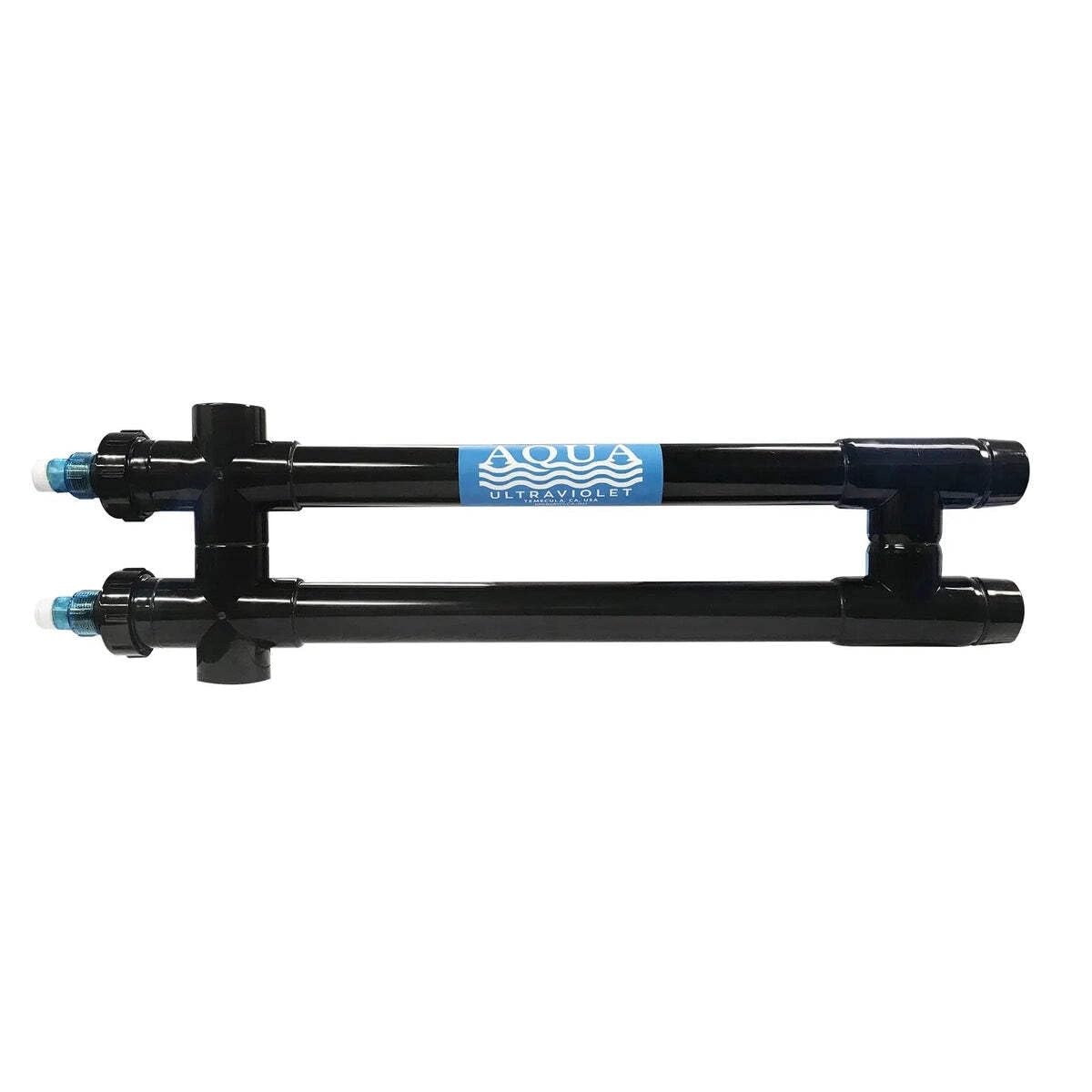 Aqua Ultraviolet AAV00084 80-Watt UV Sterilizer for Aquarium - 2-Inch Black Water Clarifier | Eliminates Algae, Bacteria & Parasites | Perfect for Freshwater & Saltwater Fish Tanks