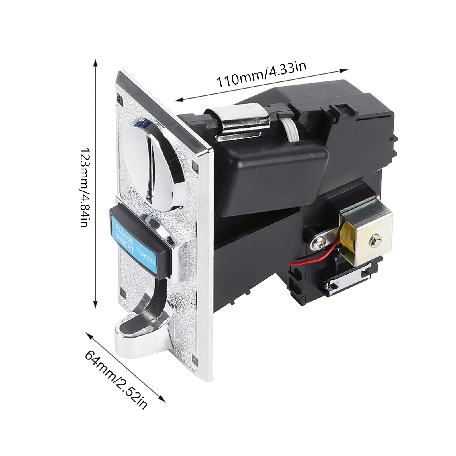 Smart Slot Vending Machine Coin Acceptor - Multi Coin Selector Mechanism for Arcade Games, Amusement Machines & Vending Systems - Perfect for Casino, Arcade, and Retail Vending Operations