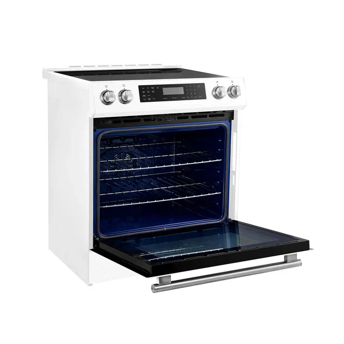 Forno Espresso Donatello 30 Inch Slide-In Induction Range with 5 Burners - FFSIN0905 | Energy Efficient Electric Stove for Modern Kitchens | Perfect for Baking, Cooking & Entertaining