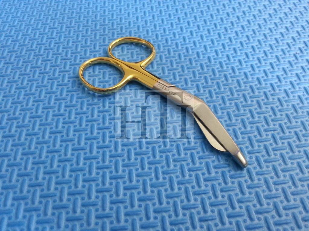 Premium O.R Grade Gold Handle SUPERCUT Lister Bandage Scissors 3.5
