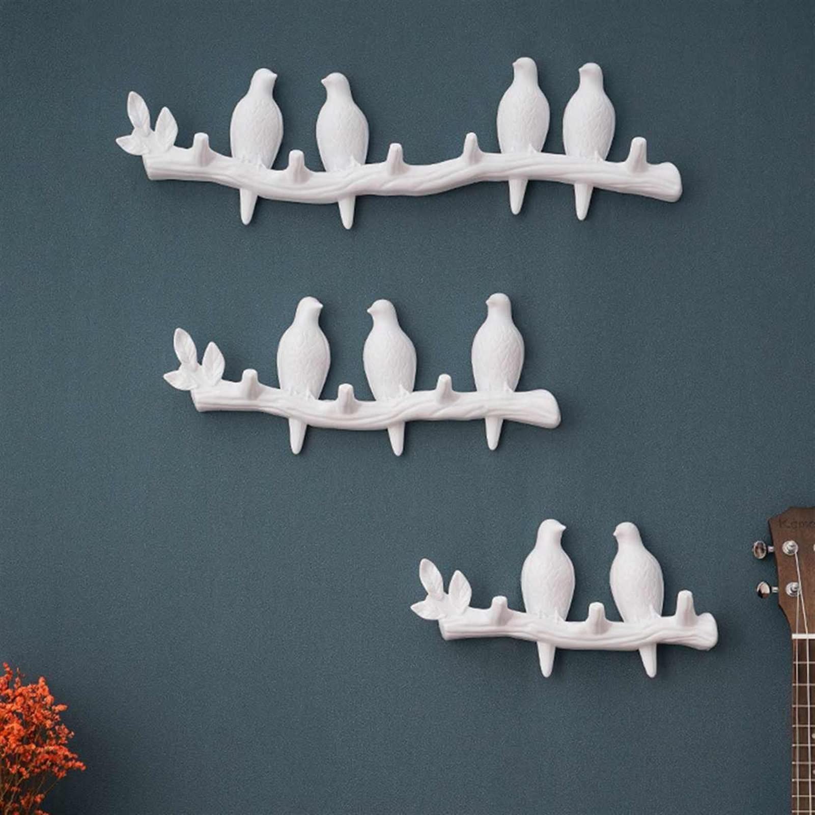Creative Bird Wall Hook - Moisture Resistant Coat Rack for Bedroom, Kitchen & Entryway