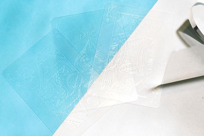 Invisible AQUA Playing Cards by MPC - Premium Waterproof & Durable Magic Trick Cards for Pool Parties, Beach Games & Outdoor Entertainment