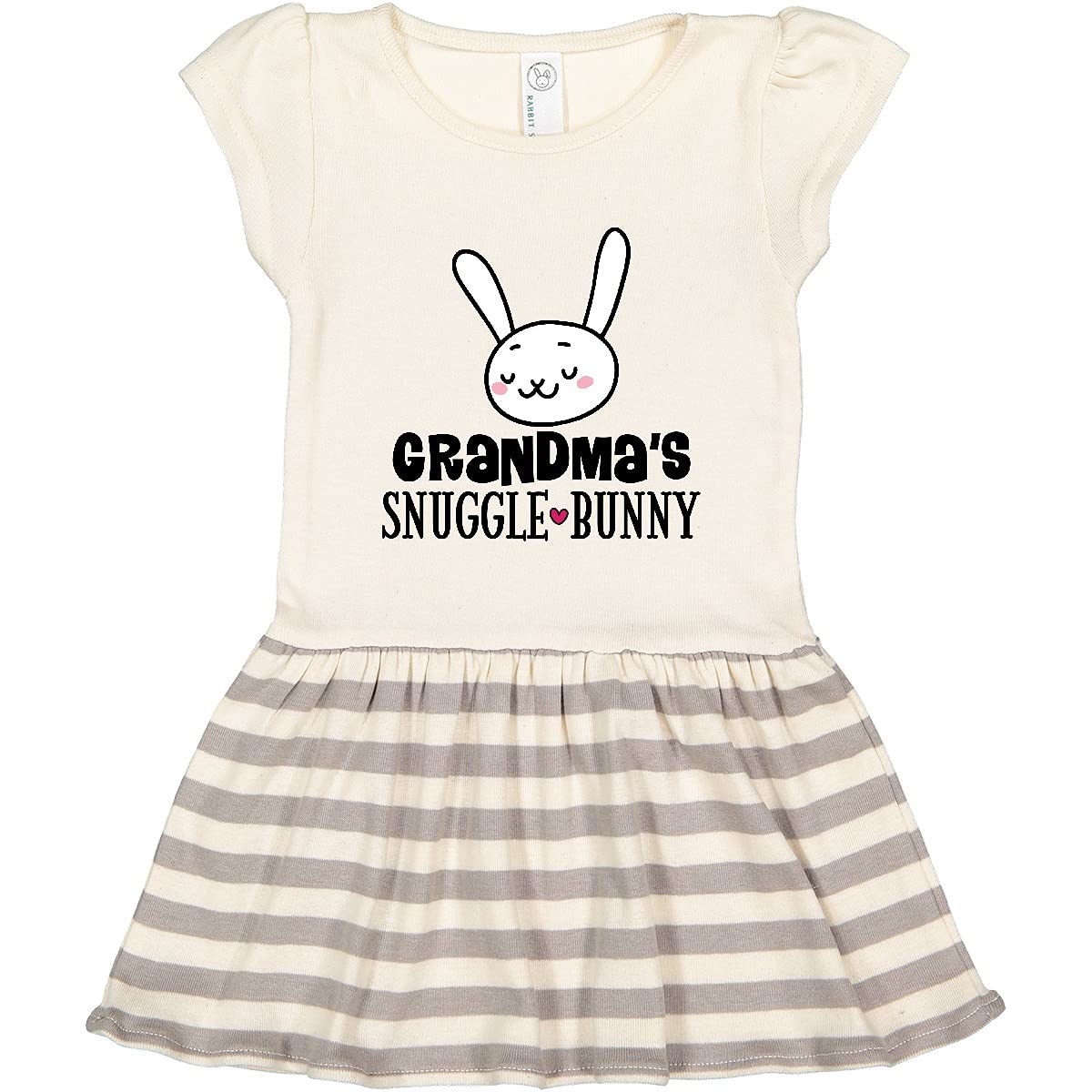 Adorable Easter Bunny Toddler Dress for Girls - Cute Grandma Snuggle Bunny Outfit - Perfect for Easter Photos, Spring Celebrations & Family Gatherings