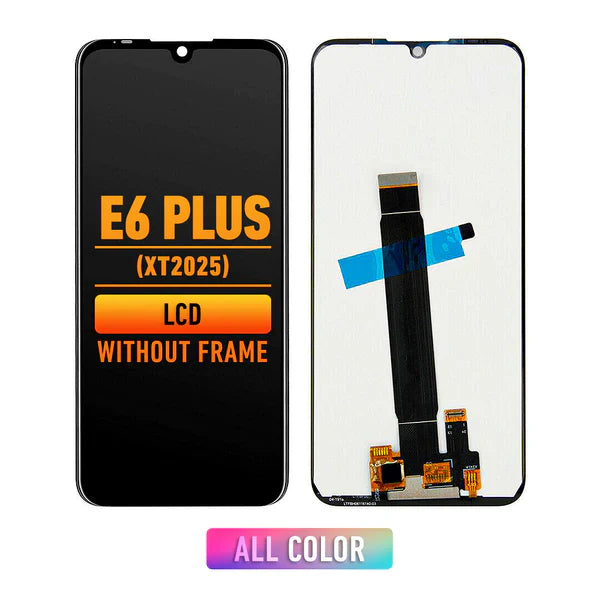 Refurbished Motorola Moto E6 Plus (XT2025) LCD Screen Replacement - No Frame Included - All Colors Available - Perfect for DIY Phone Repair & Screen Replacement Projects
