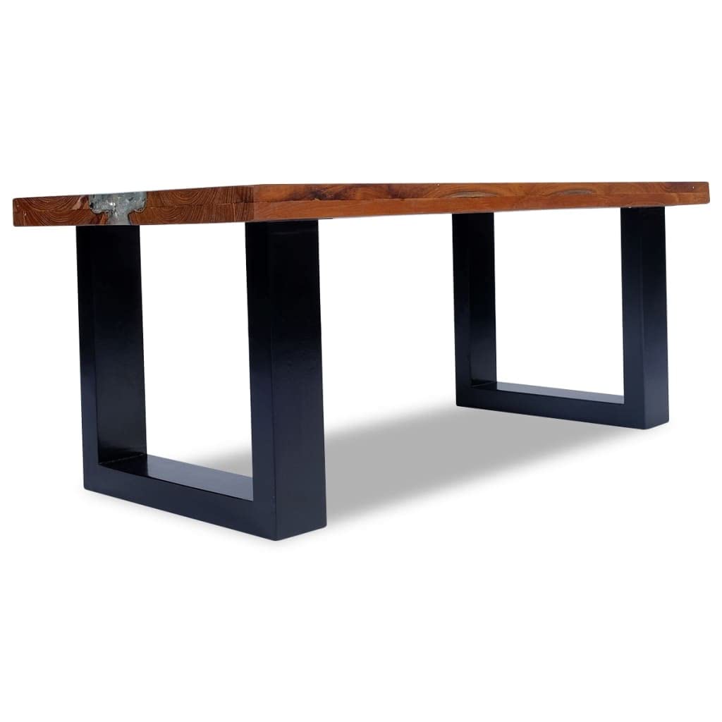 Rustic Wood Coffee Table - 39.4