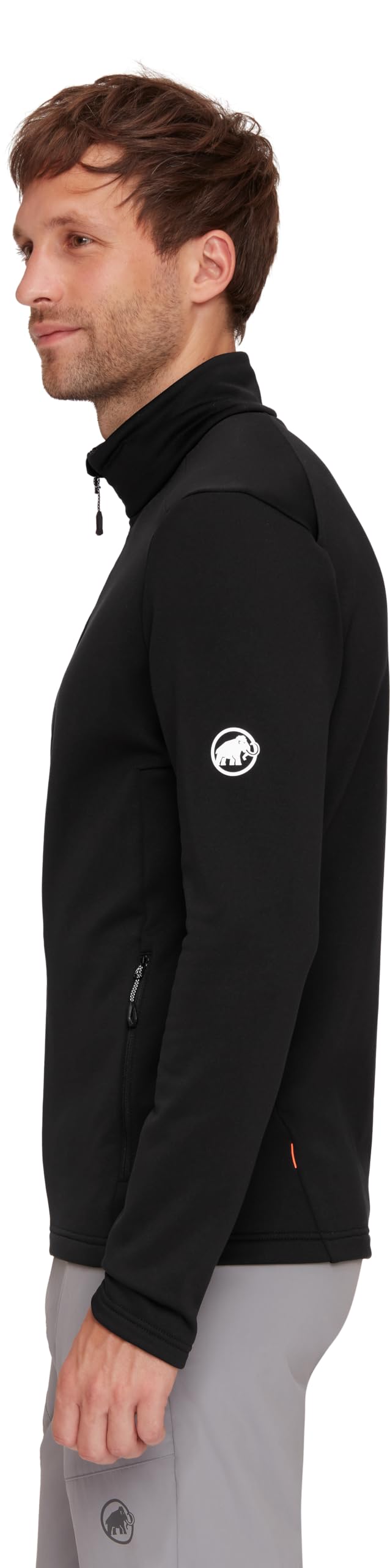 Mammut Men's Outdoor Midlayer Jacket - Lightweight Fleece Insulation for Hiking, Camping & Cold Weather - Breathable & Moisture-Wicking Mid Layer for Active Adventures