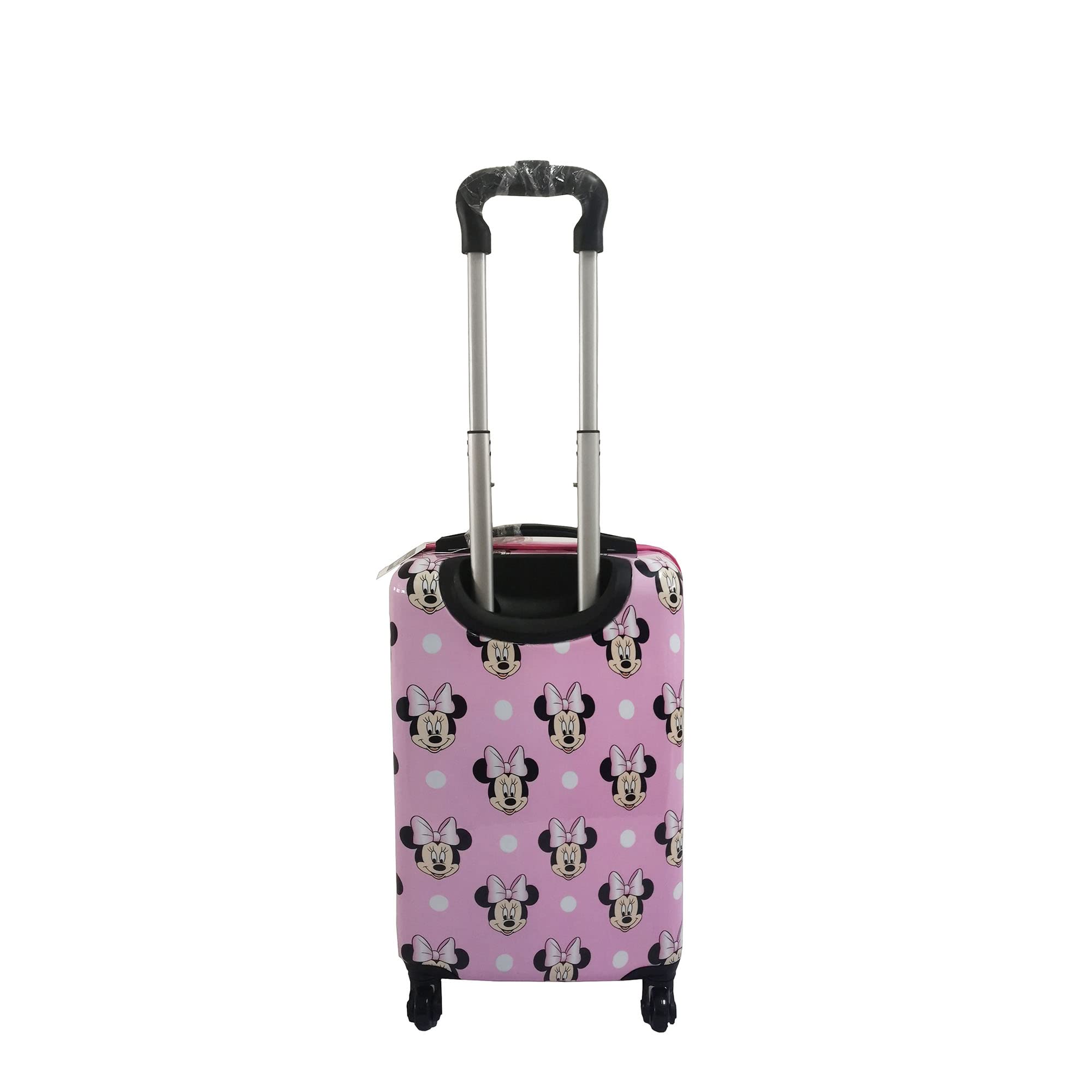 Minnie Mouse 20 Inch Kids Hardside Spinner Luggage - Lightweight Carry-On Rolling Suitcase for Girls Travel, School Trips & Sleepovers | Disney Character Design for Tweens