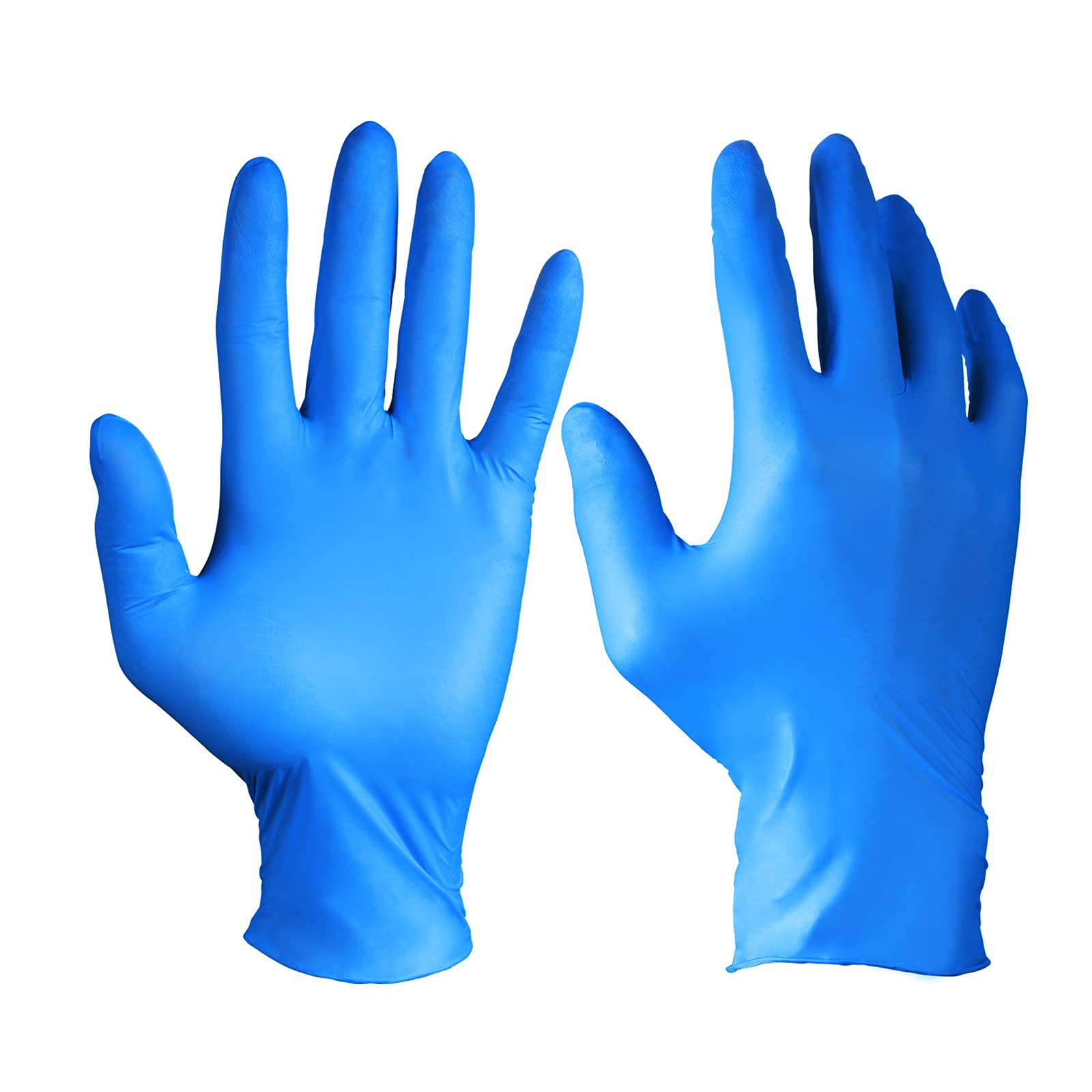 PEIPU Nitrile Disposable Gloves - Powder Free, Latex Free, 100 PCS - Heavy Duty Cleaning, Food Handling, Medical Exam, Salon & Tattoo Use - Ideal for Healthcare, Kitchen & Industrial Work