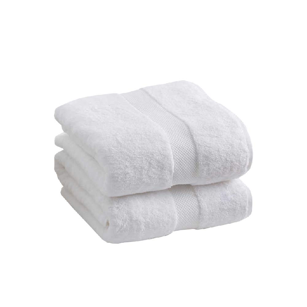 Charisma Hygro Cotton Towel Set - 6 Piece Luxury Bath Towel Set (2 Bath Sheets, 2 Hand Towels, 2 Washcloths) | Ultra Soft & Absorbent | Perfect for Spa, Bathroom & Guest Use | White