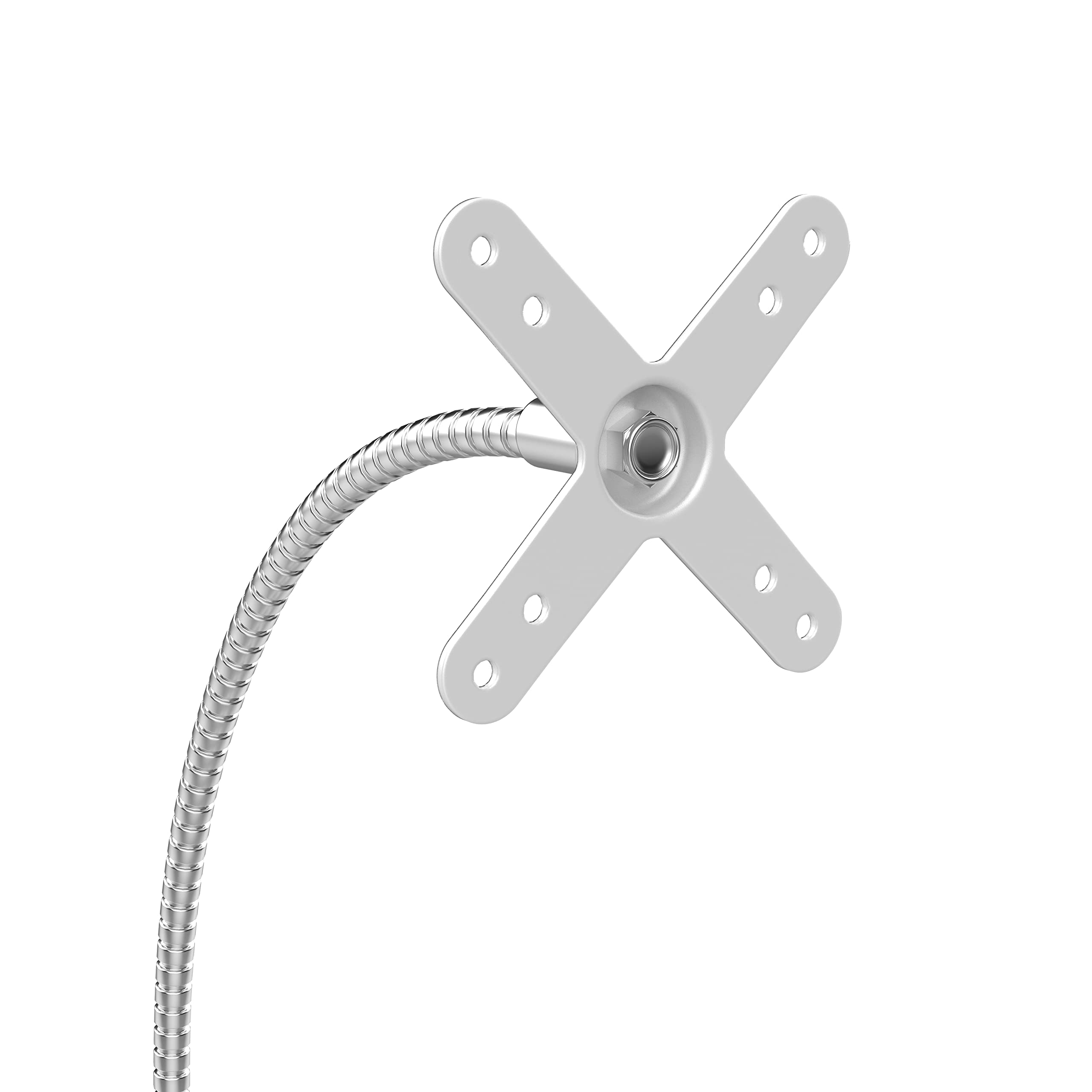 Adjustable Height Gooseneck Floor Stand for iPad & Samsung Tablets - Universal VESA Mount Compatible with Apple iPad Pro/Air/Mini, Galaxy Tab - Perfect for Home Office, Bedroom & Studio Use