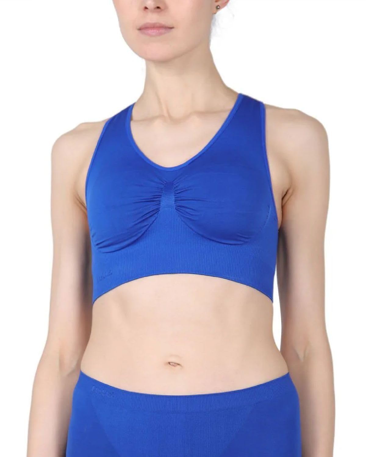 SlimMe Racerback Sports Bras for Women - Seamless Comfortable Compression Workout Bras (S-XL) - Perfect for Yoga, Running & Gym Fitness Activities