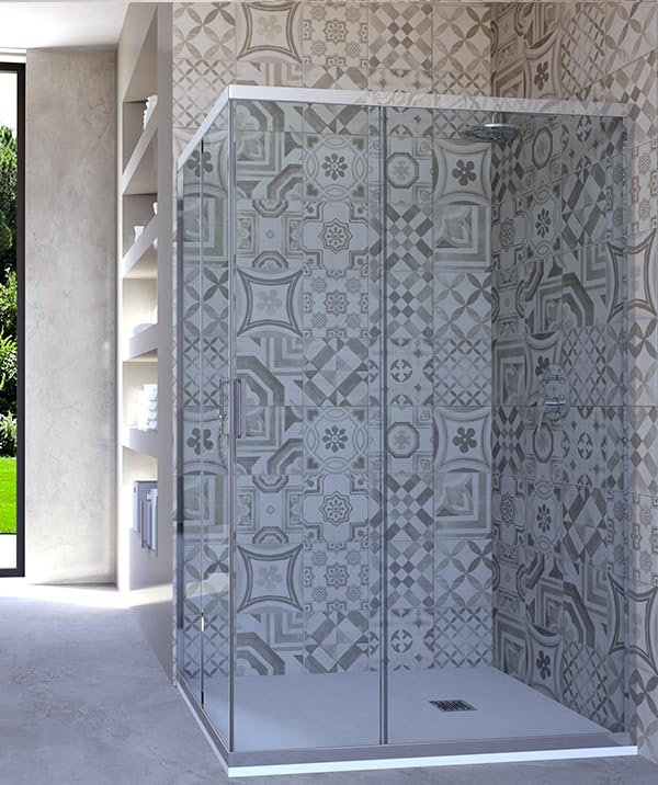 Sliding Glass Corner Shower Door 65x95cm Clear - Perfect for Modern Bathrooms & Space-Saving Bathroom Designs