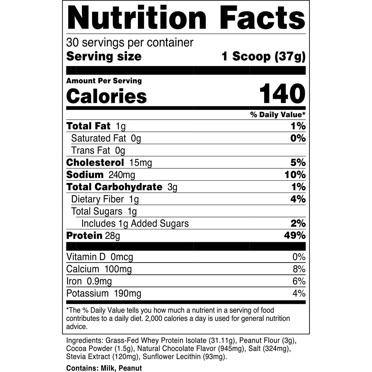 Transparent Labs 100% Grass Fed Whey Protein Isolate Powder - Premium Low Carb Protein Supplement for Muscle Recovery & Weight Loss - Ideal for Post-Workout, Smoothies & Baking