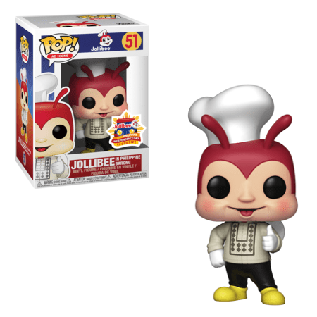 Funko Pop! AD ICONS: Jollibee in Philippine Barong #51 - Limited Edition Independence Day Exclusive Collectible Figure for Fans and Gift Giving