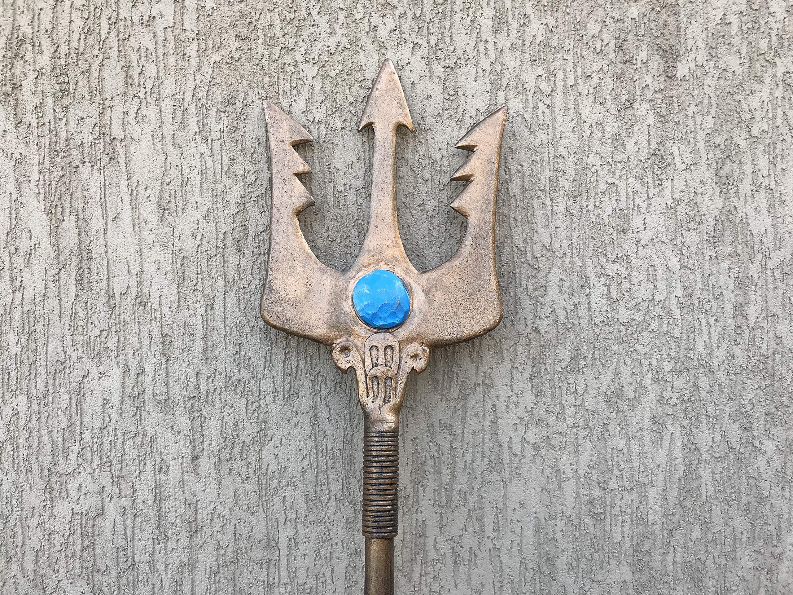 Movie Replica Decorative Trident - Perfect Mermaid & Ocean Themed Gift for Gamers & Fantasy Fans | Home Decor, Cosplay Prop, Collectible