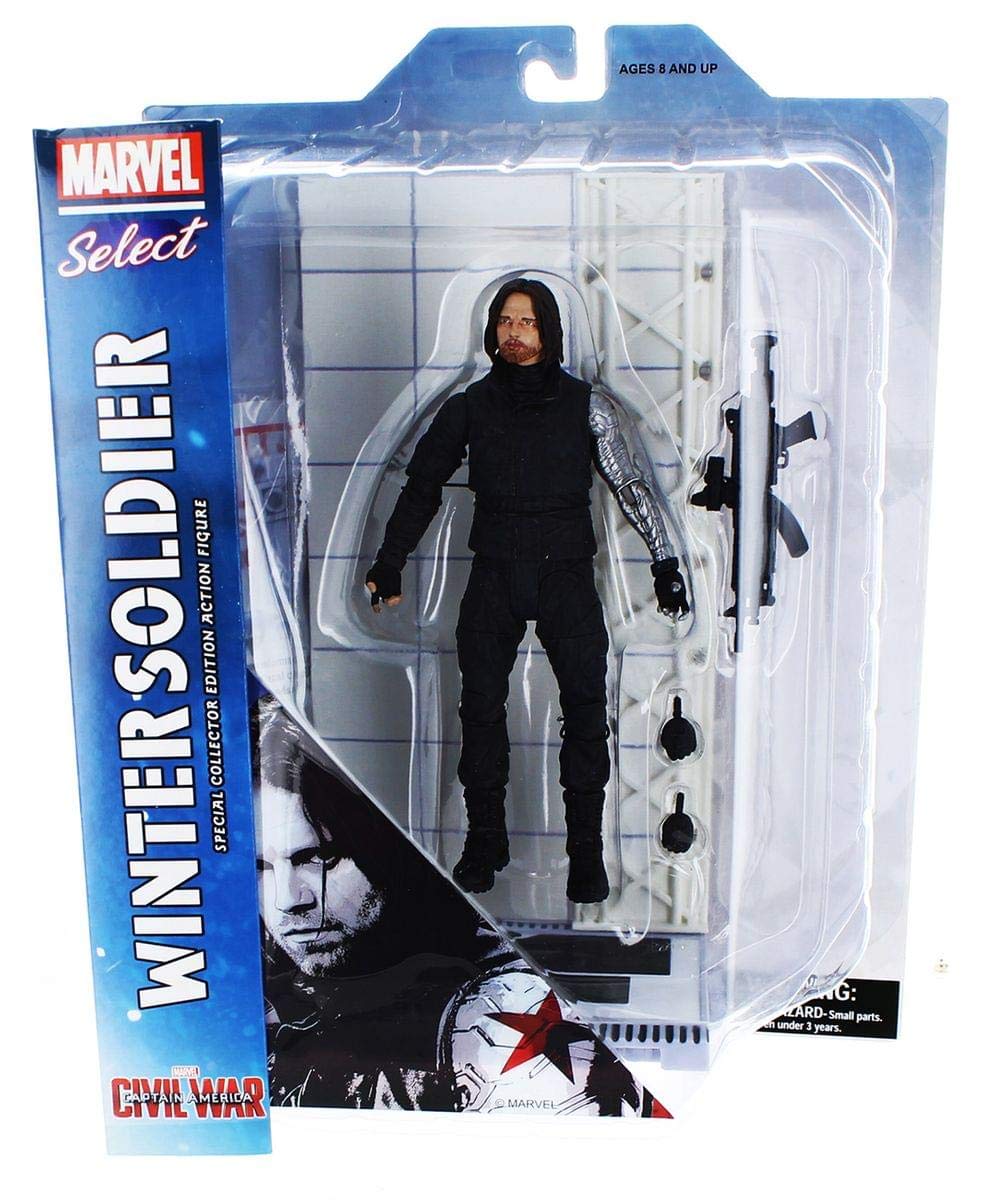 Marvel Select Captain America Civil War Winter Soldier Action Figure 7